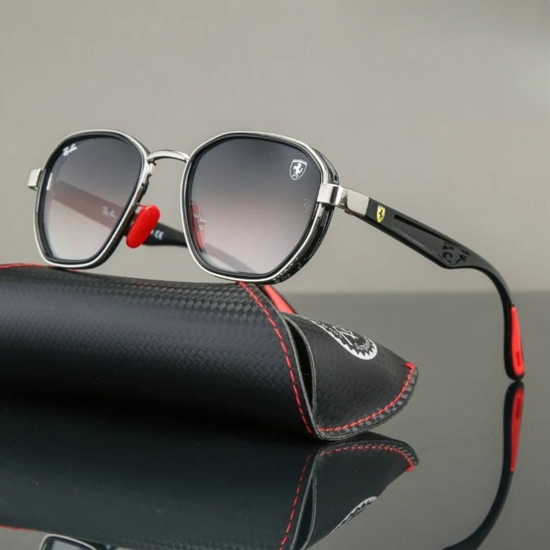 Óculos De Sol Ray-Ban Ferrari COM 1 ANO DE GARANTIA - Ultimas unidades