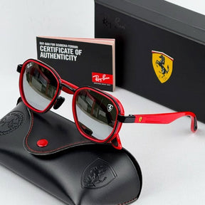 Óculos De Sol Ray-Ban Ferrari - COM 1 ANO DE GARANTIA - PROMOÇÃO ESQUENTA BLACK